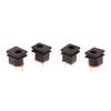 10Pcs 5.5X2.5Mm Dc Power Supply Socket Connector Dc-015 5.5*2.1Mm Dc Female Jack Square Panel Mounting Connectors