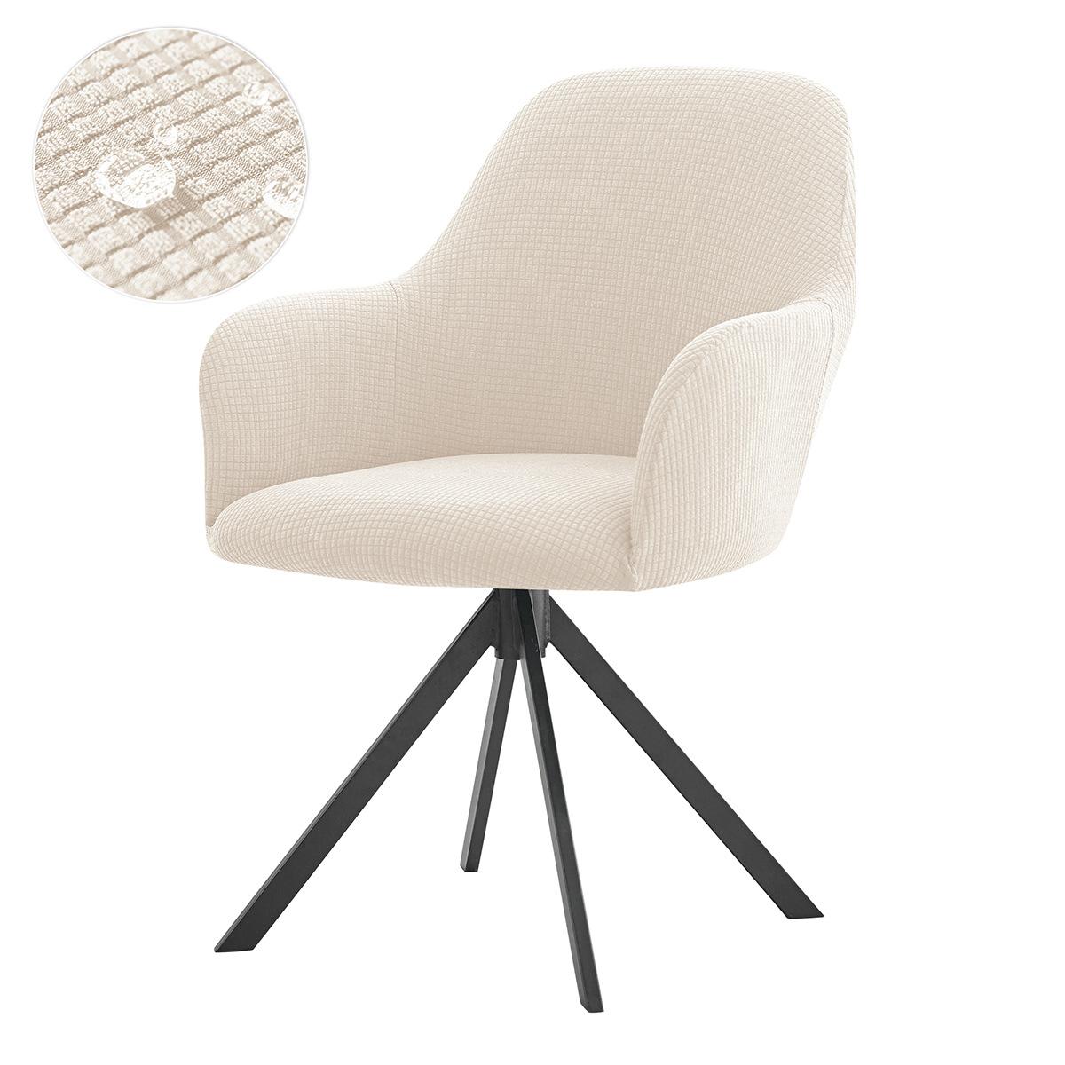 

1PC Полярний фліс для високих рукоятей на крісла Водовідштовхувальний еластичний захисний чохол для обіднього крісла Чохли для сидінь Чохол для крісла Home 1pc білий