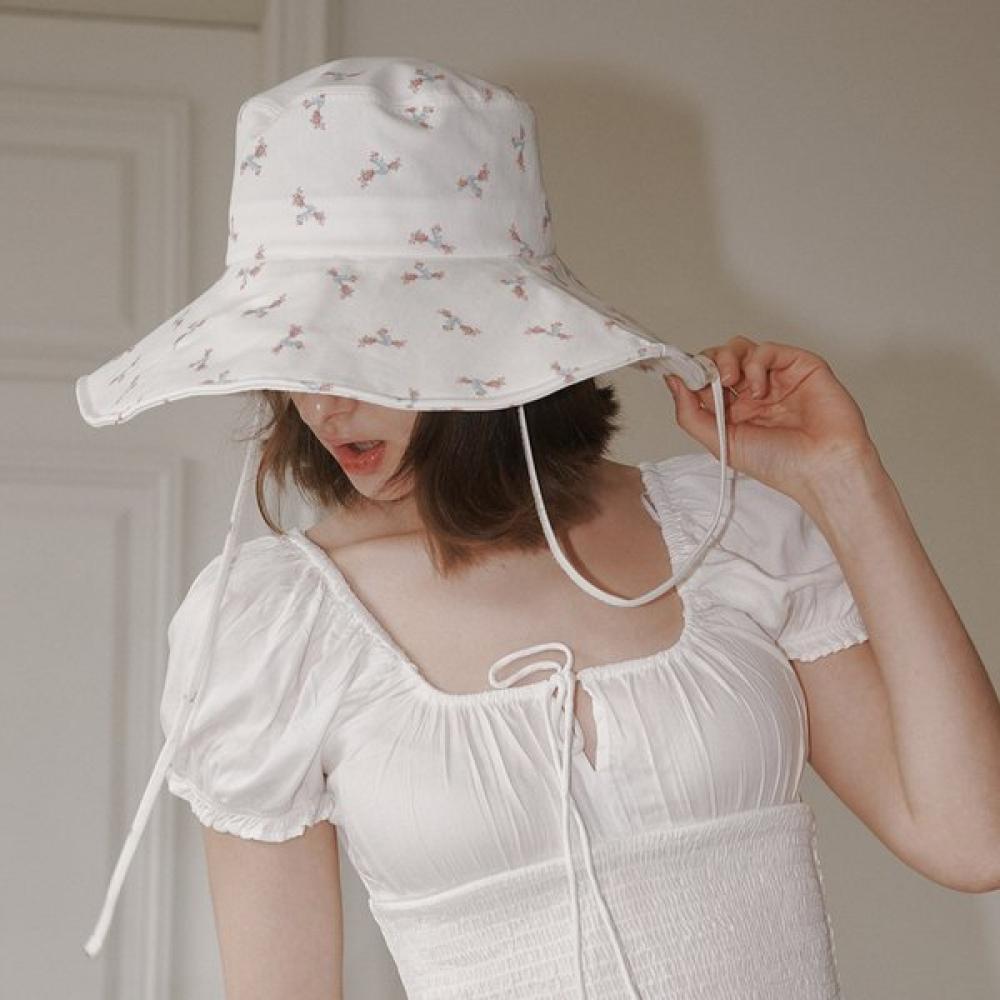 Allincomplete Rose Bouquet Wide Bucket Hat Rose Bouquet Wide Bucket Hat