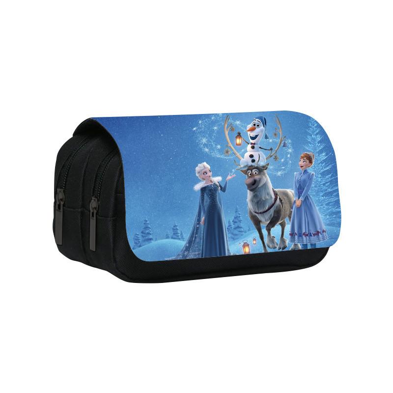 Frozen Ice Snow Queen Pencil Case With Large Capacity For School And Office Use