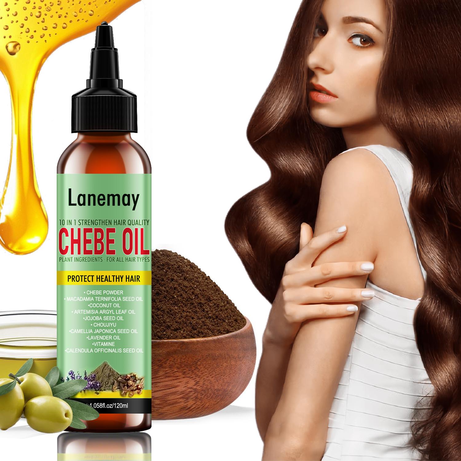 

Chebe Oil-Strengthen Hair Roots-Hydrating& Nourishing-Improves Hair Texture, 120ml