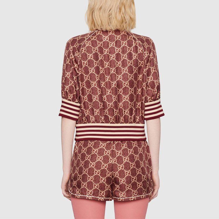 Previous Season GG Supreme print silk jacket 644588-XJCL5-5281