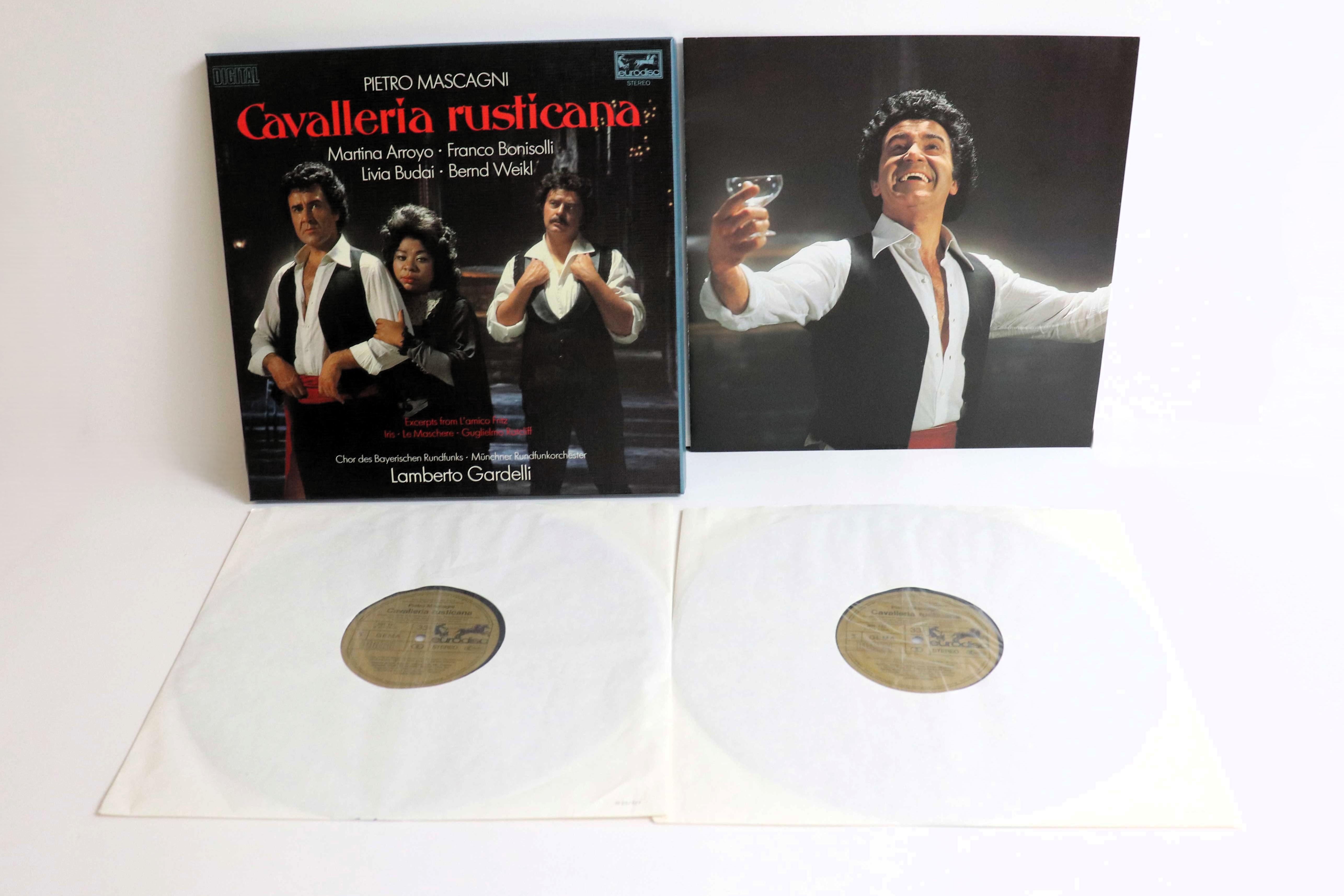 

LP Record LAMBERTO GARDELLI, MUNCHNER RUNDFUN - Mascagni Cavalleria Rusticana 301133440 EURODISC 1981 Germany Classical Used