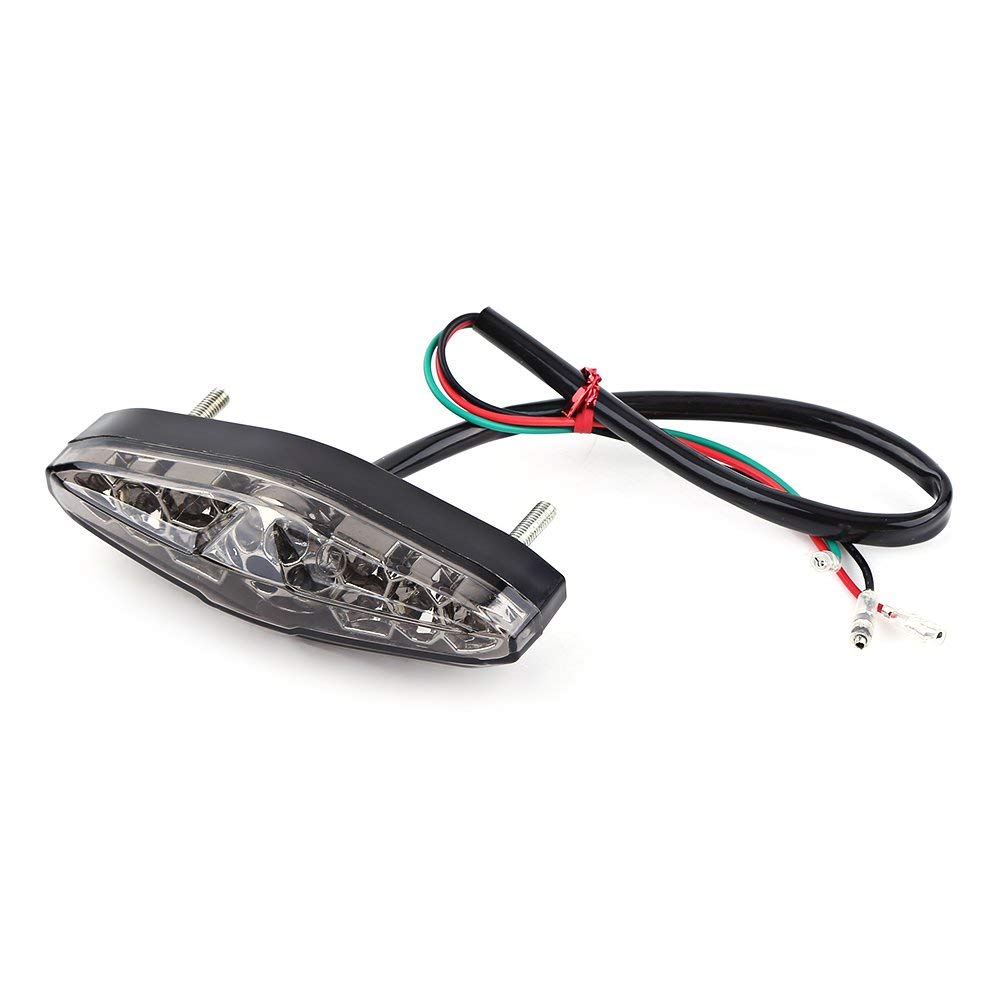 YIBO High Brightness Shockproof Waterproof Tail Lamp Brake Lamp LED Motorcycle Universal DC Red