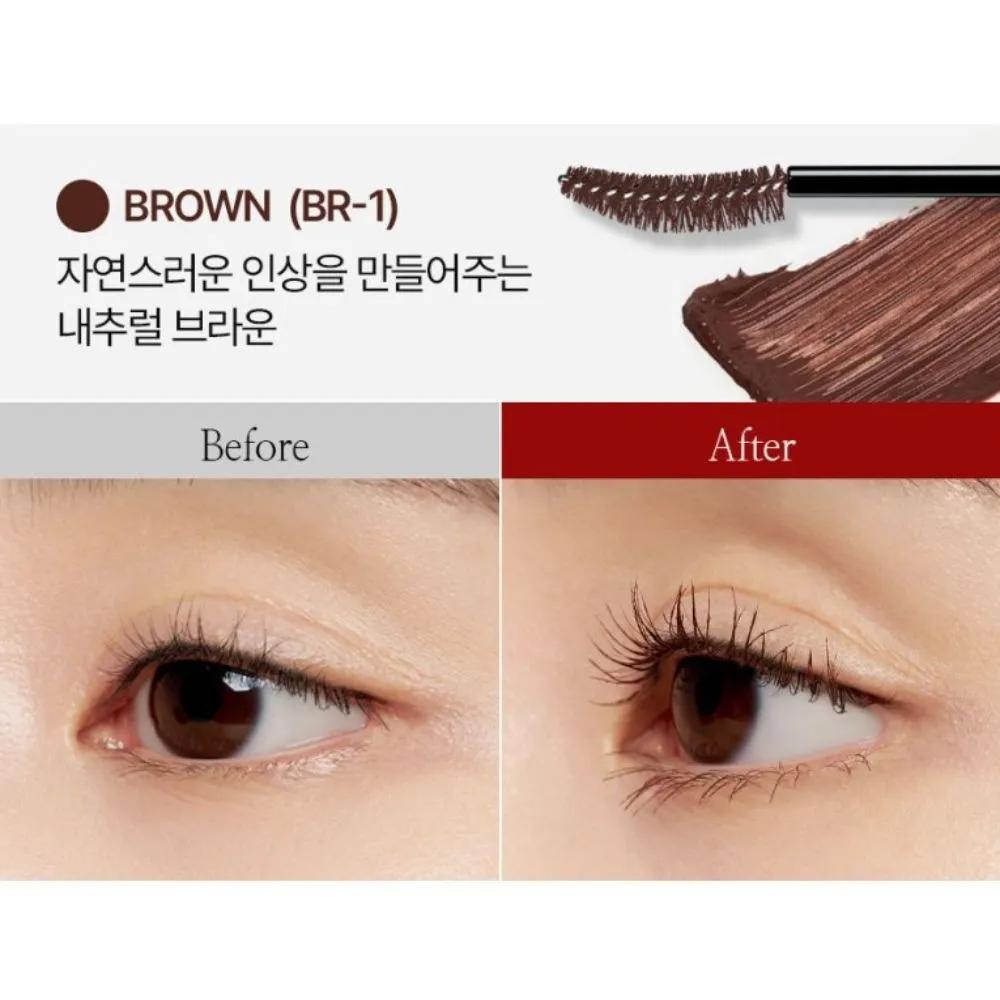 Kate Curl Awakening Long-Lasting Mascara BR-1 Brown X2