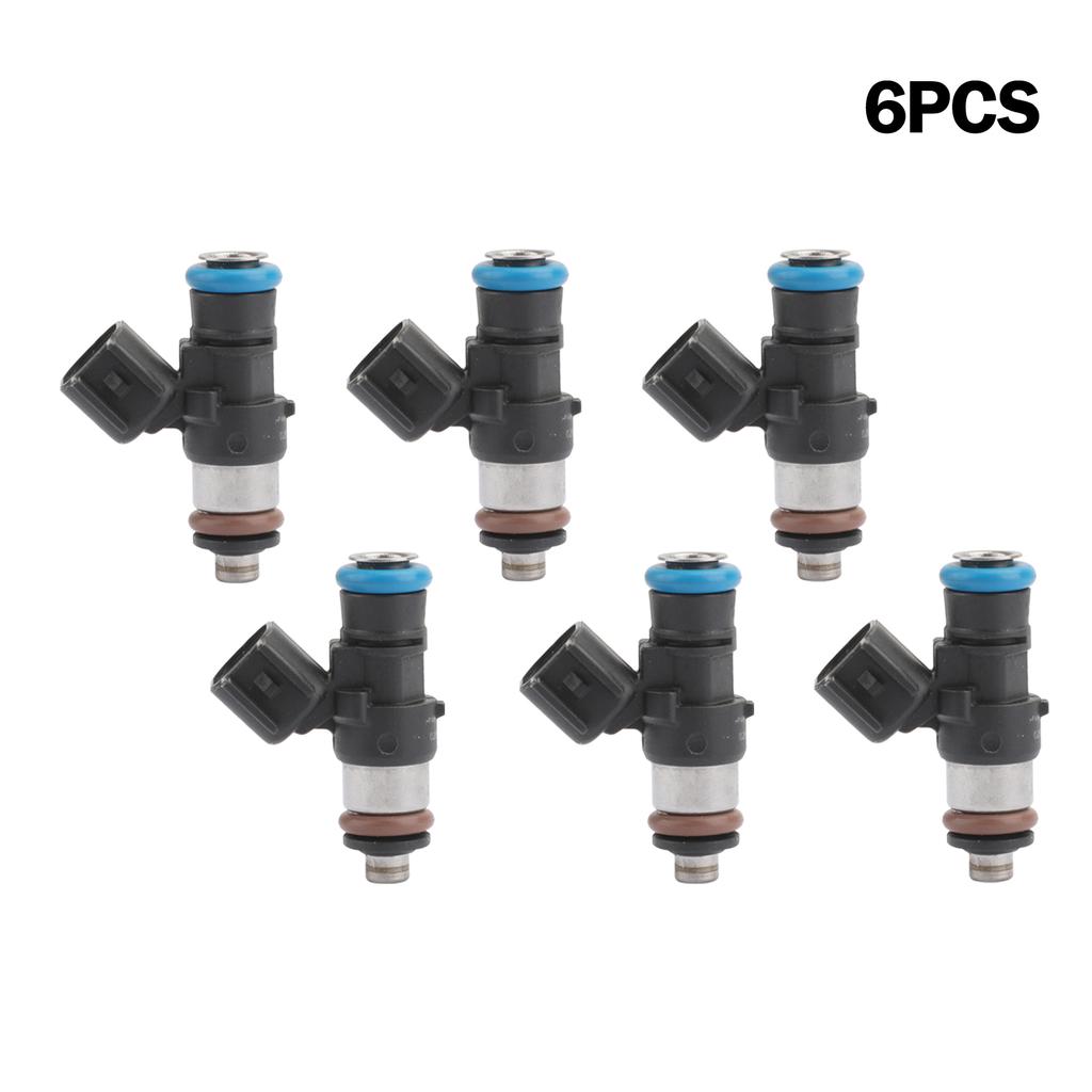 6PCS Fuel Injectors 0280158091 Fit for Ford Fit for Mazda Fit for Lincoln 3.5L 3.7L CX-9