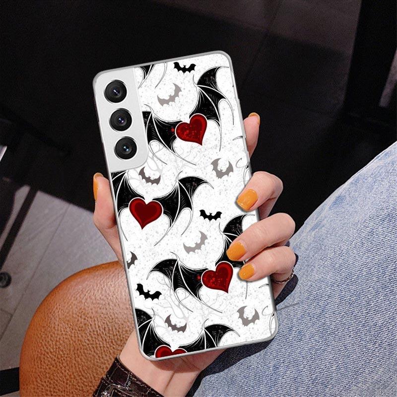 

Gothic Vampire Scarlet Art Phone Case For Samsung Galaxy S24 S25 Edge S26 Ultra S23 S22 S21 Plus S20 FE + Personalized Print Cov Samsung S21 Ultra
