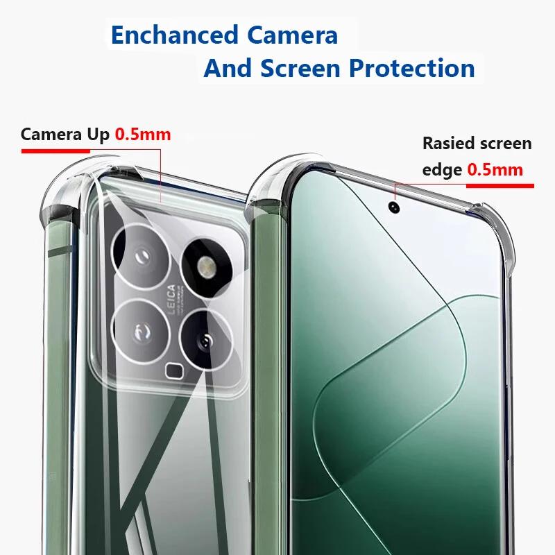 For Xiaomi Redmi K80 Pro 5G Slim Soft TPU Silicone Transparent Case Shockproof Back Cover For Xiaomi Redmi K80