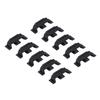 Headlamp Retainer Kit Headlight Trim Ring Clip Plastic Front Headlight Bezel Clip Headlight Trim