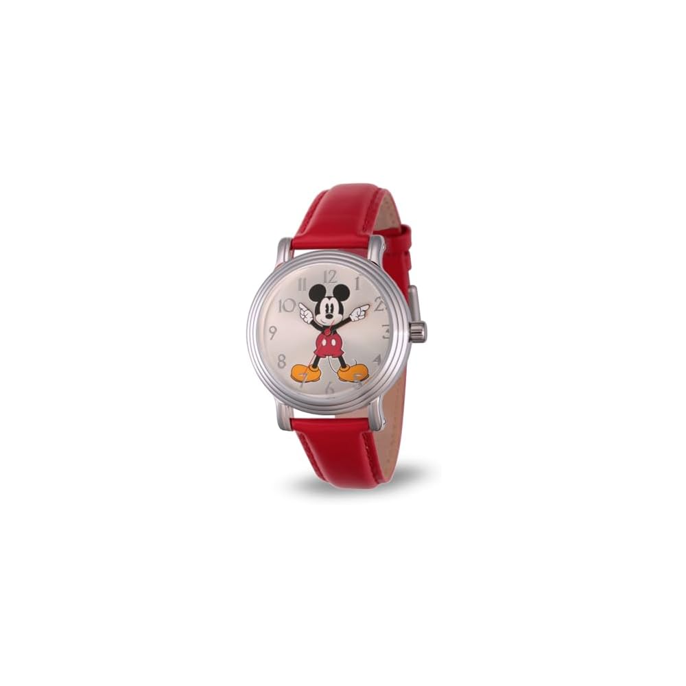 

Disney Mickey Mouse Quartz Metal Watch Red (Model: W002758)