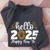 2025 Cross Round Neck European and American Christmas Long Sleeve Hoodie