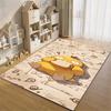 Pokemon Enton Süßer Teppich Schönes Cartoon-Enten-Design Waschbarer Anti-Rutsch-Teppich für Kinderzimmer