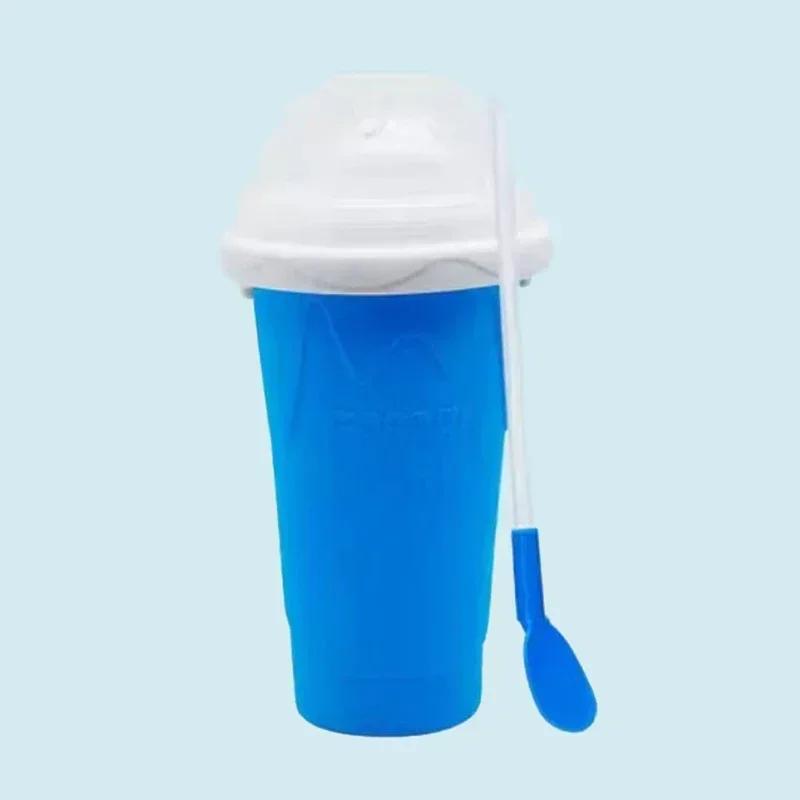 

Kitchen Quick-Frozen Slushy Maker Cup Large Capacity Slushy Cup For Homemade Smoothies Juice Ice Cream Summer Squeeze Beker Tool синій