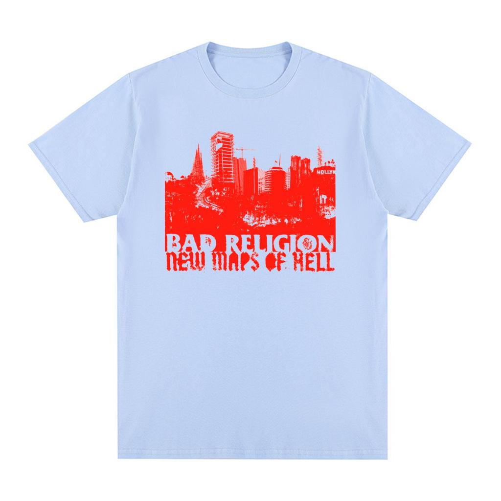 Bad Religion Vintage T-shirt Casual Homme Streetwear Cotton Men T Shirt New Tee Tshirt Womens Tops
