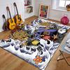New 3D G-Gundam Cartoon Japansese Style Carpet Rug for Art Living Room Art Decor Sofa Home Kids Game Area Rug Non-slip Floor Mat