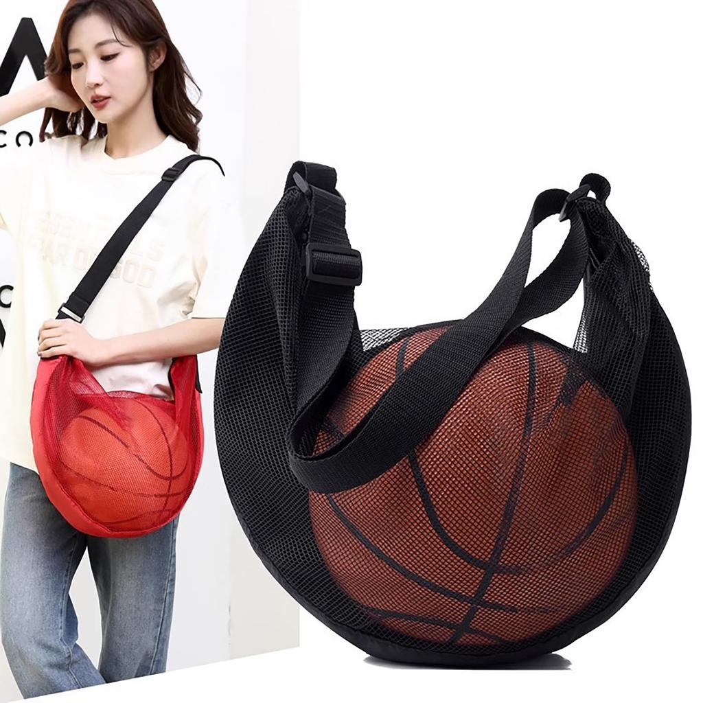 Oxford Cloth Basketball Bag, Diagonals Storage Mesh Bag, Outdoor Sports Diagonals Bag, Men's And Women's Multifunctional Large Capacity Football Bag