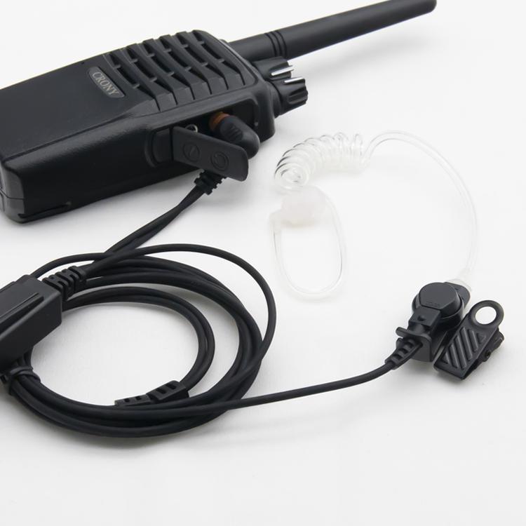 Professionele Enkelzijdige Bedrade Muziek Oordopjes & Koptelefoons met Jack Walkie Talkie Accessoire