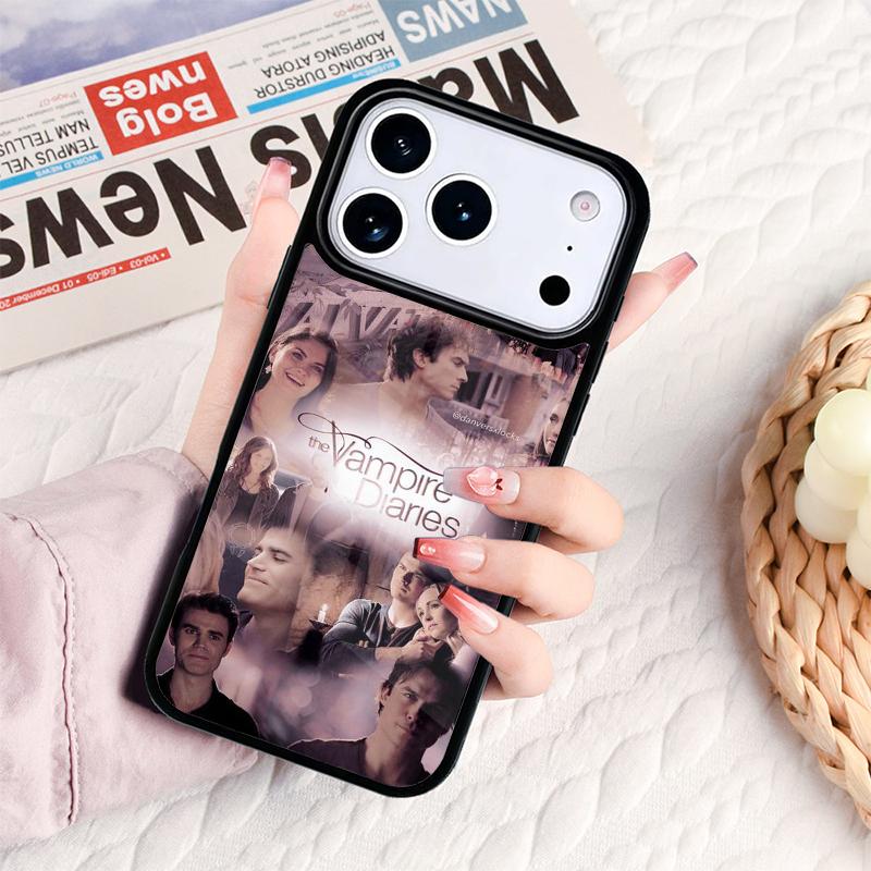 The Vampire Diaries Print Phone Case For IPhone 17 16e 15 14 13 12 11 Pro Max Air Mini Soft Protective Cover