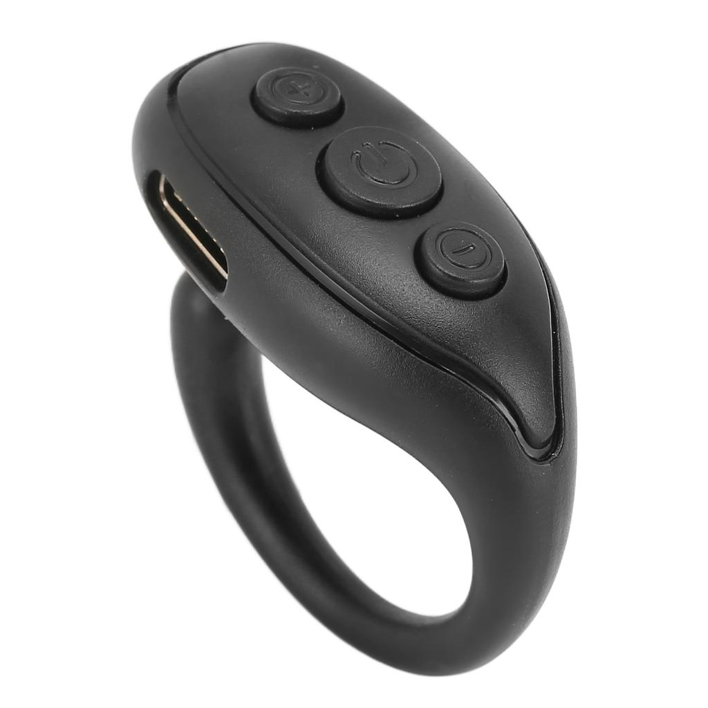 Pilot Bluetooth do telefonu komórkowego w kształcie pierścienia ABS, długa żywotność baterii, zdalny spust migawki aparatu do tabletu