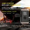 YIJU All-in-One Car Jump Starter with Air Compressor, 150PSI Tire Inflator, Portable Power Bank & Battery Booster