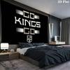 LA Kings Wandteppich, ästhetische bedruckte Stoffdecke, geeignet für Schlafzimmer, Wohnzimmer und Heimdekoration.