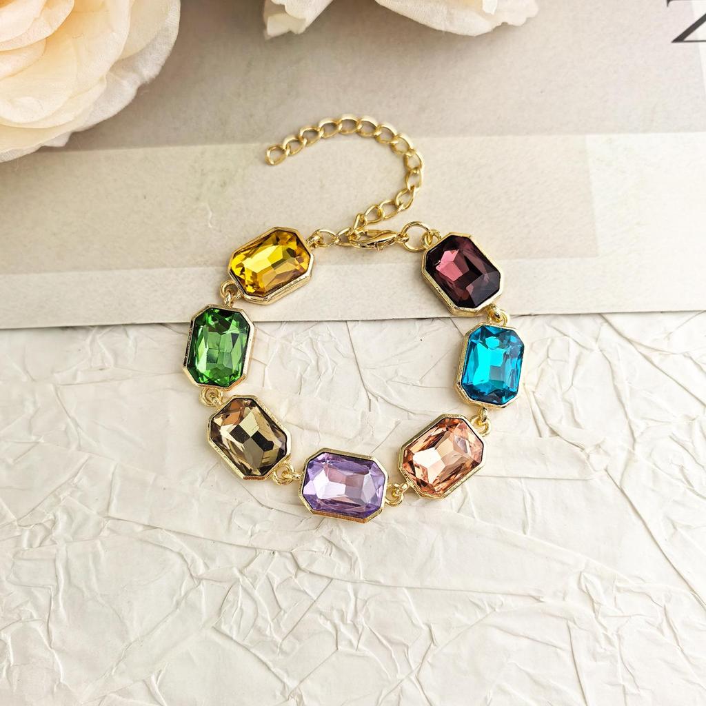 Girocollo Colorato a Diamanti Primavera/Estate - Collana Clavicola da Donna di Alta Gamma, Design Versatile