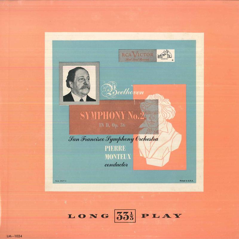 

LP Record PIERRE MONTEUX, SAN FRANCISCO SYMPH - Beethoven Symphony No2 In D Major O LM1024 RCA VICTOR 1950 US Classical Used