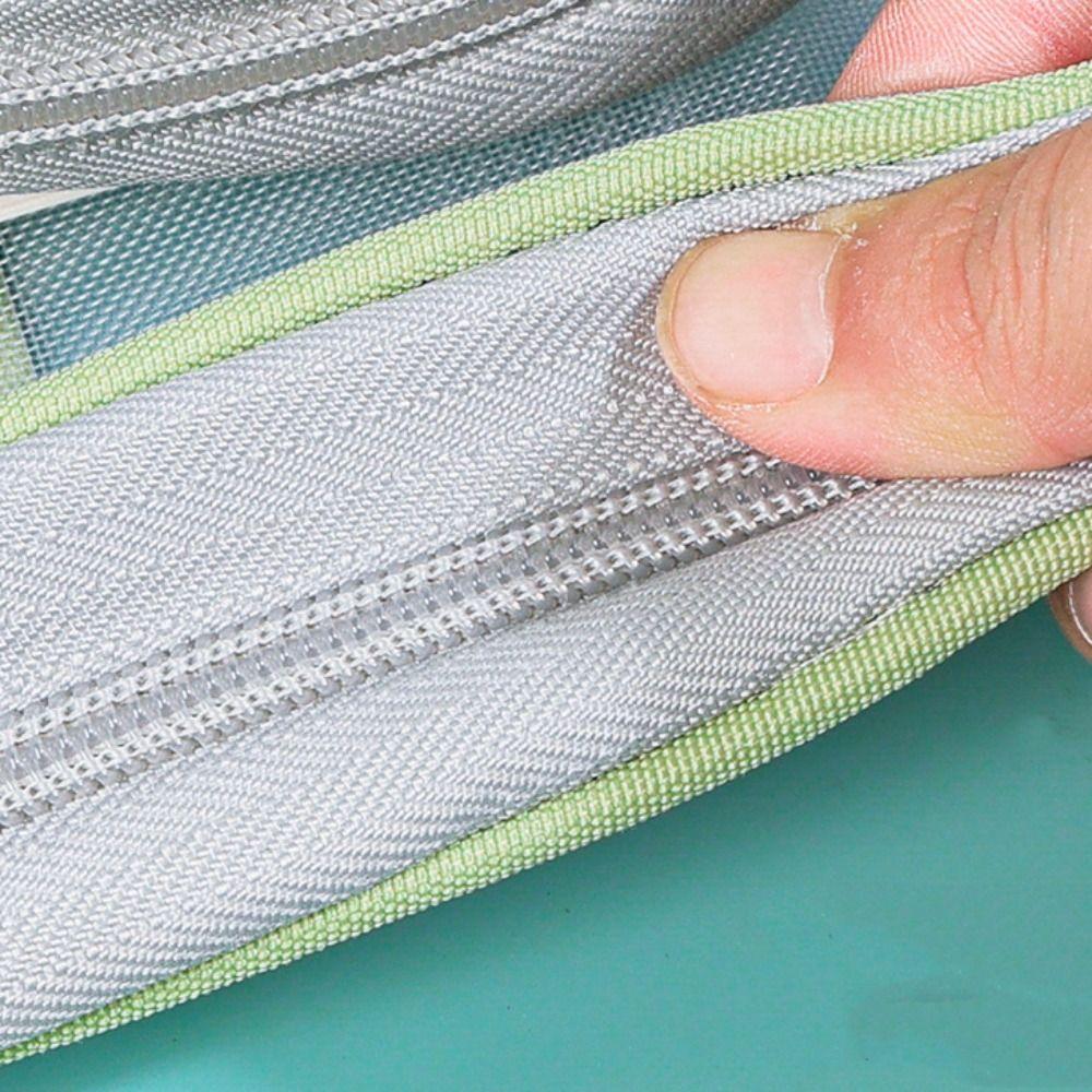 Three-layer Partition File Folder Bag Thickened Stationery Organizer Pouch  Students Gifts