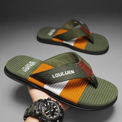 Summer Light Mens Flip Flops Men Beach Slippers Home Chanclas De Hombre Playa Slipper Indoor Color Flip Flop Matching Loafers