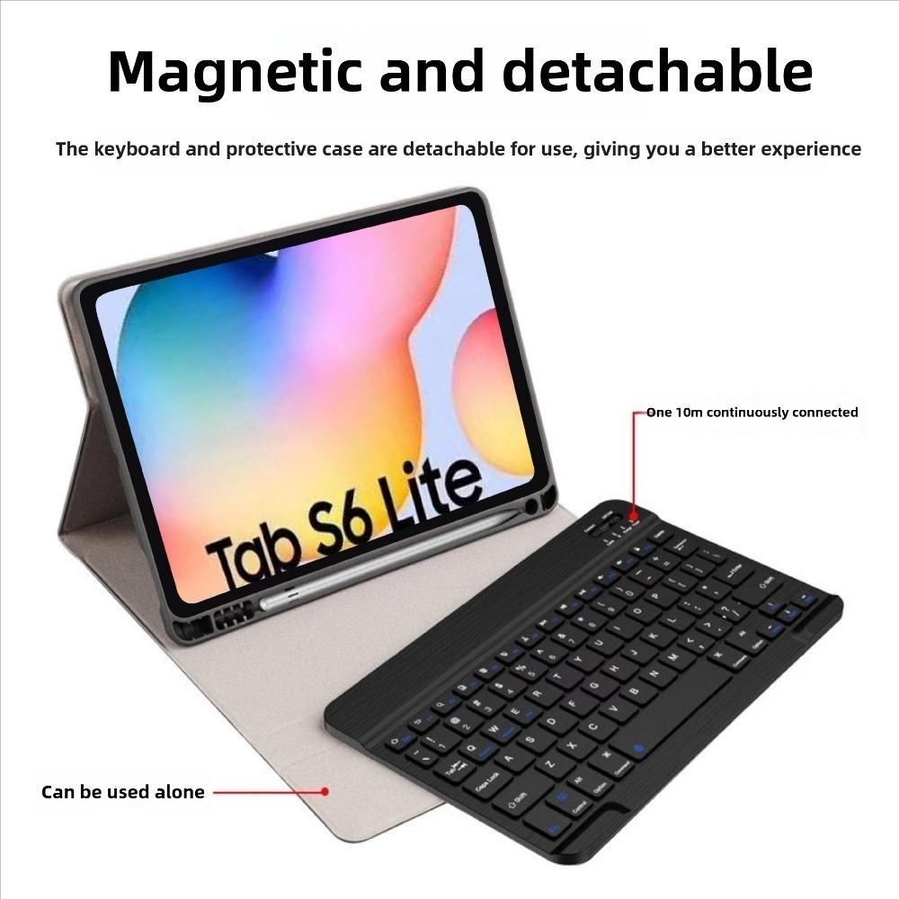 For Samsung Galaxy Tab S9Ultra Case with Bluetooth Keyboard Compatible S7 S8 S9 FE Ultra Thin Protective Cover