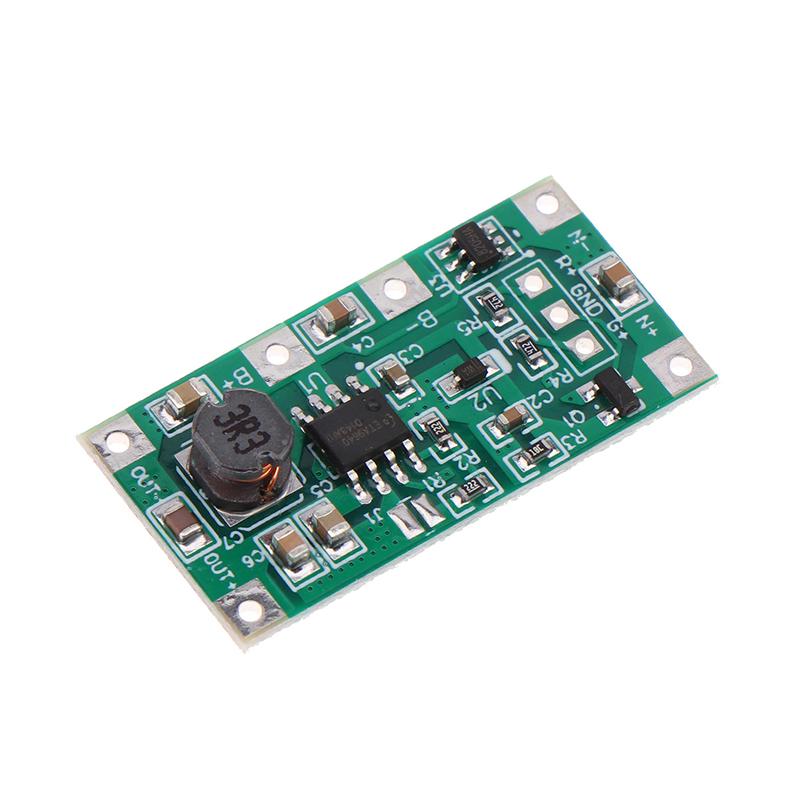 Módulo UPS de Alimentación Ininterrumpida de 5V 1A Batería de Polímero 3.7V 18650 Litio Elevador Inverso Sobretensión Placa de Alimentación