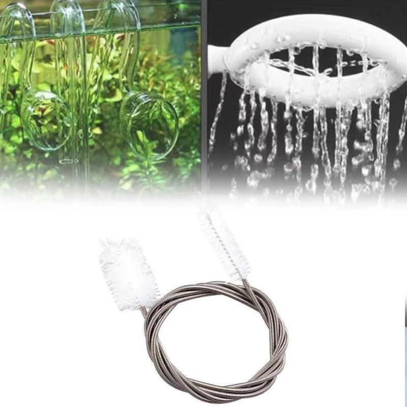 200cm 90 Long Pipe Cleaner Flexible Pipe Nylon Cleaning Brush Fish Tank Bath