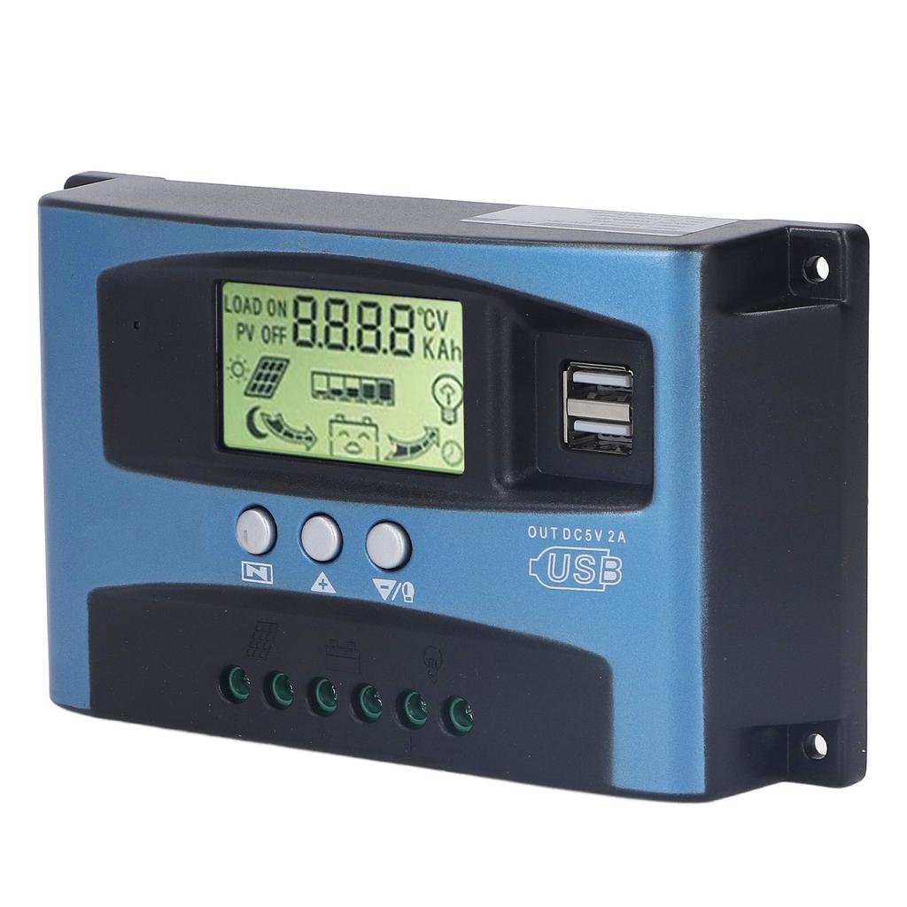 MPPT Solar Photovoltaic Charging Controller Automatic LCD Solar PV Charge Controller 40A 12V 24V