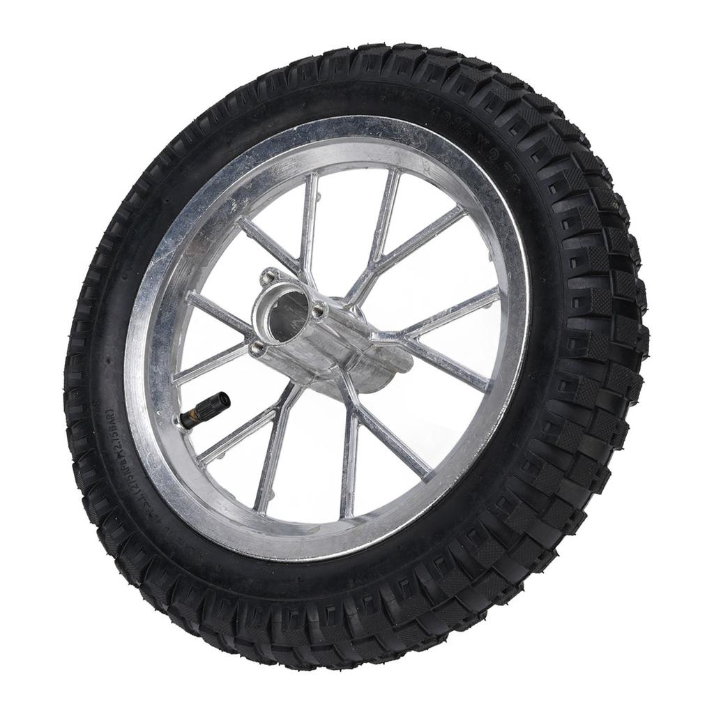 12 1 2X2.75 12.5x2.75 Tire Metal Rubber Rear Wheel Rim Tire Assembly for 2 Stroke Pocket Bike 47cc 49cc