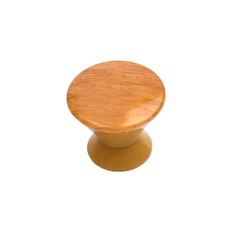 Cup-Shaped Imitation Wood Grain ABS Plastic Cabinet Handle