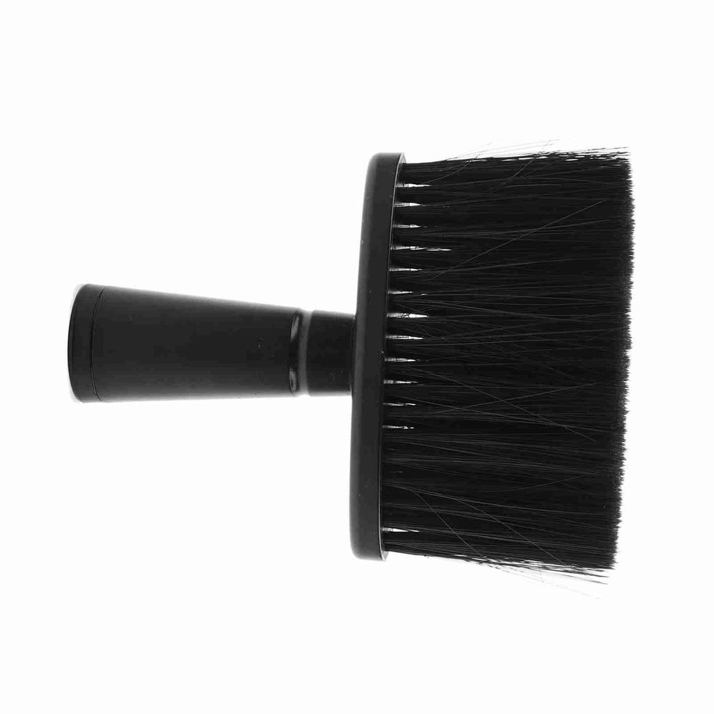 Portable Neck Face Hair Remover Brush Hair Dust Cleaning Sweeping Brush (Black)