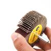 Cylindrical Abrasive Cloth Flap Wheel Grinding Head, 6mm Shank for Metal and Stainless Steel Polishing.