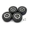 4PCS RC Military Truck 70mm Beadlock Wheel Tires & Rims Heavy Bearing Spare Part of MN90/91 FY001/002 1:12 Model for Car