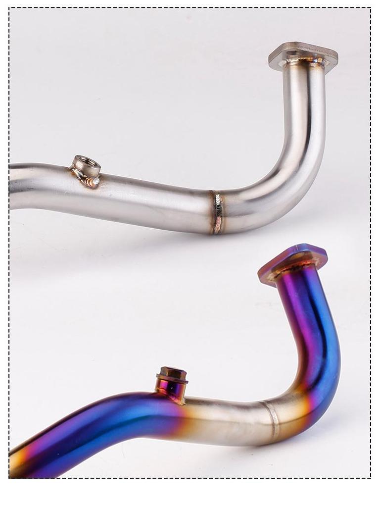 NMAX-155 Scooter Stainless Steel Blue Front & Carbon Fiber Tail Mod Kit