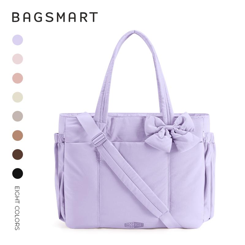 Women Large Capacity Tote Bag Versatile Commuter Handbag With Multi Pockets Shoulder Messenger Sports Bag