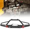 Metal Front Bumper with LED Light Accessory Fits for Axial SCX10  II 90046 RC Car