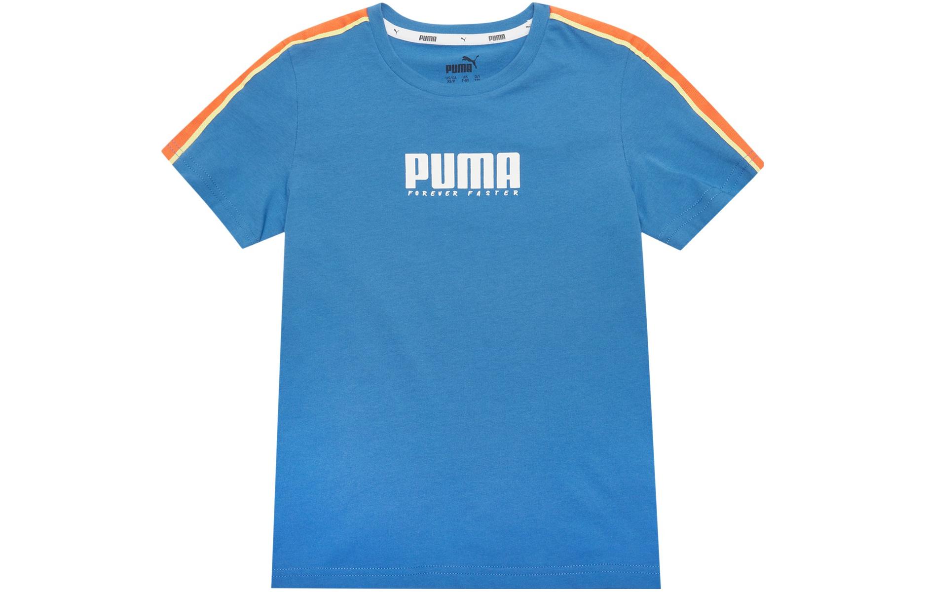PUMA Kids T Shirts Crew Neck Moderate 845914-13 164