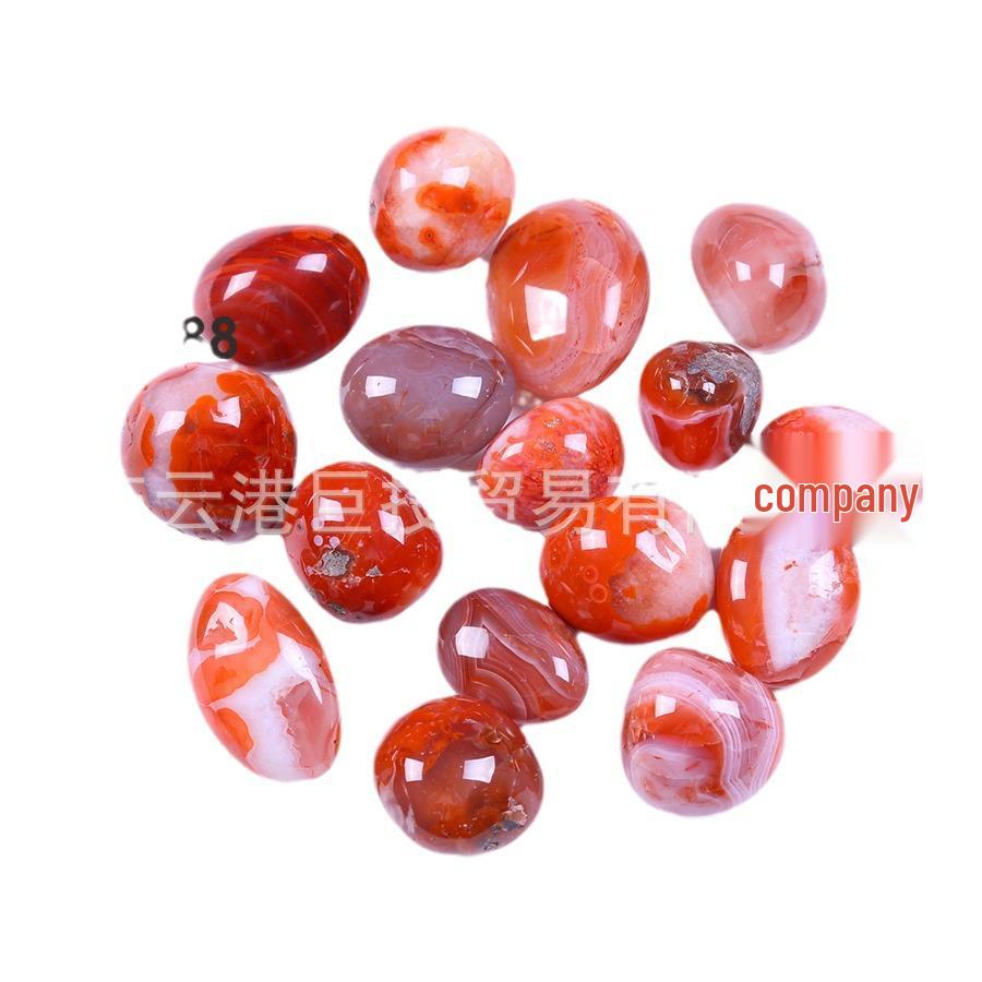 

Natural Red Agate Tumbled Stone for DIY Jewelry, Yoga & Aromatherapy - Kids Treasure Hunt Gem 1.5-2 cm, 500g