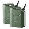 Metal Fuel Container, 20 L, Fuel Jerry Can with Spout and Comfort Handle, 6 L/min Max Flow Rate, Leakproof & Corrosion-resistant Metal Gas Tank Most