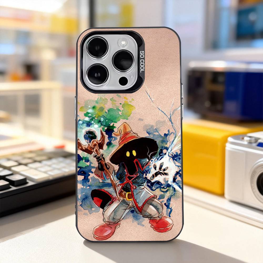F-Finals-Fantasy Vivi For iPhone 11,12,13,14,15,16,17,Pro,Max,Plus,E,Air,Mini Phone Case IMD Matte Black
