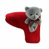 Cuddly Toy Putter Cover Easy On and Off Knitted L-Shaped Headcover Scratch