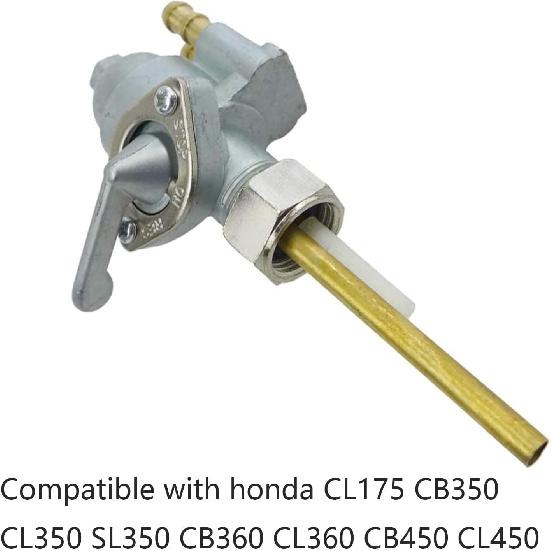 Compatible with Fuel Valve Petcock Replace for Honda CL175 CB350 CL350 SL350 CB360 CL360 CB450 CL450