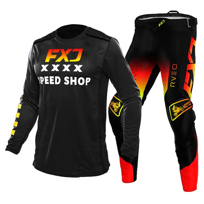 Motocross-Ausrüstungsset für Kinder 4 5 6 7 8 9 10 11 12 13 Jahre Jugend Kind Motorrad Junge Mädchen Jersey Hose Kits Rennanzug Offroad Enduro MX MTB
