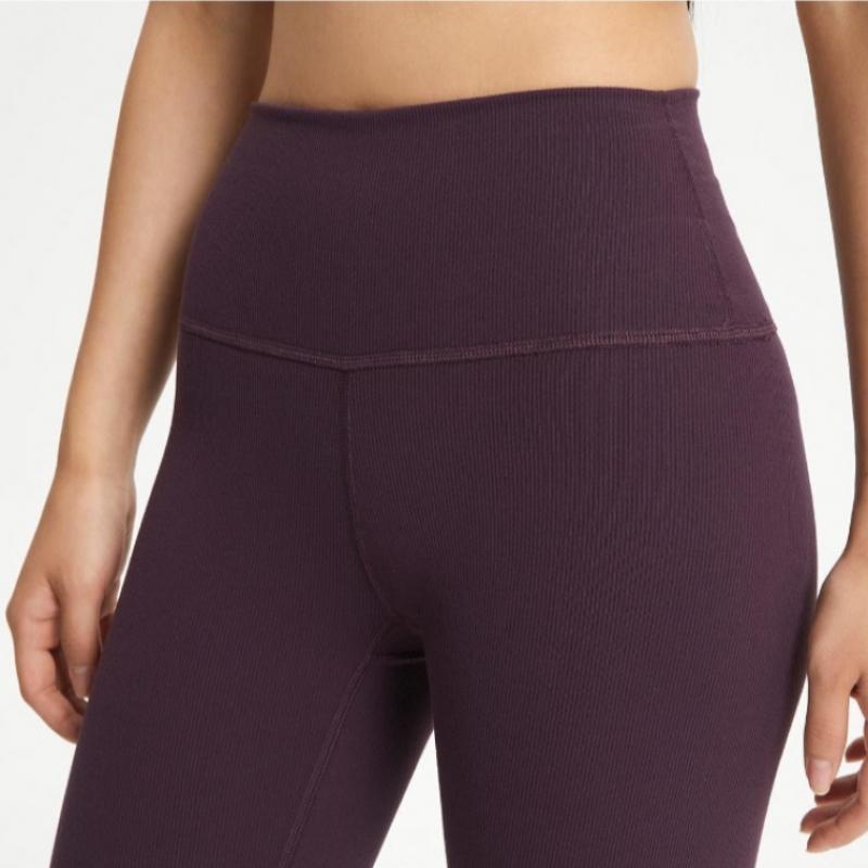 New Balance Pants Eqs Nbnse4s052 75 Women Ribbed 27 Inch Leggings  Tig