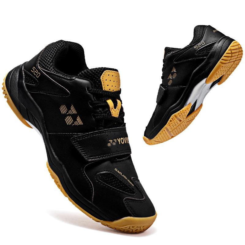 

2 New badminton shoes men s professional competition couple sports shoes breathable non-slip badminton shoes 45